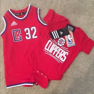 Clippers Romper and Onesie